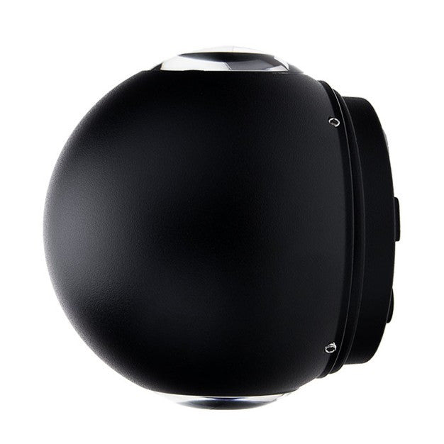 LED Wall Light Round Black Body - image 5