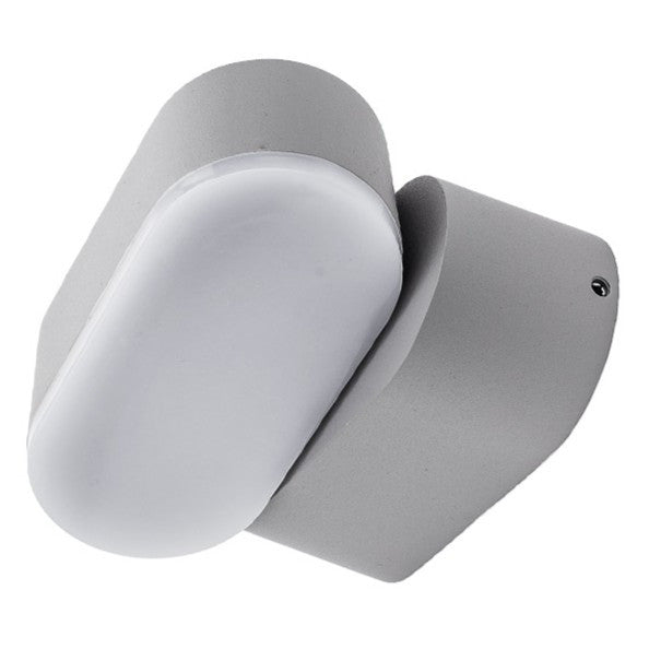 LED Wall Light Epistar 6W Gray Body Rotatable - image 3
