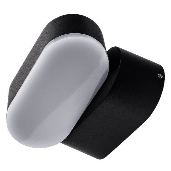 LED Wall Light Epistar 6W Black Body Rotatable - image 3