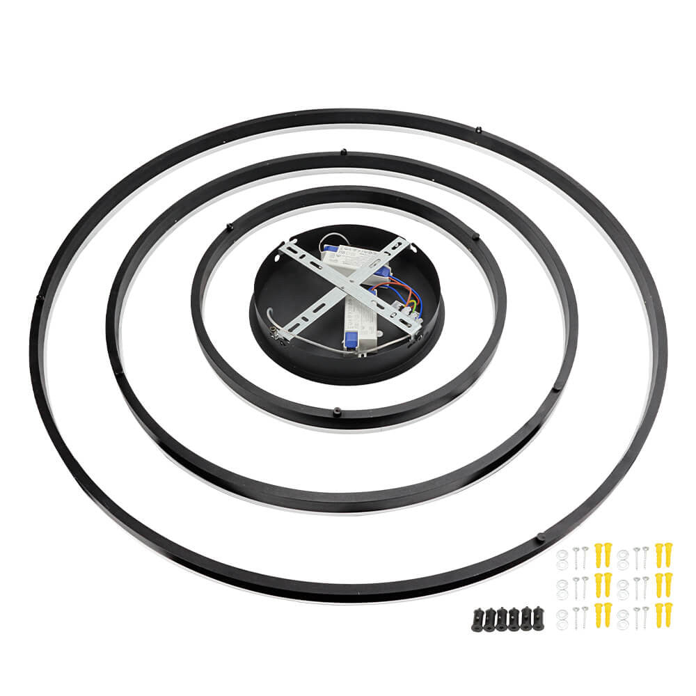 LED Pendant Lamp 70W Sand Black - image 4