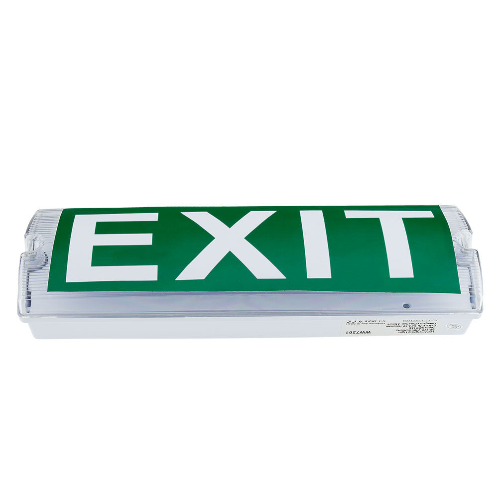 LED Bulk Head Emergency Exit Light 3 Hours Emergency Duration