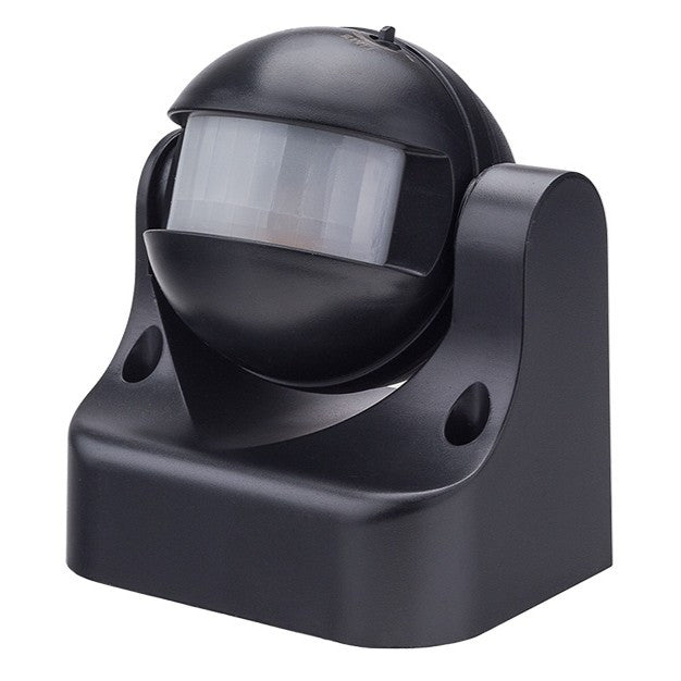 LED PIR Motion Sensor IP44 Black