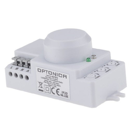 LED Microwave Sensor IP20 White