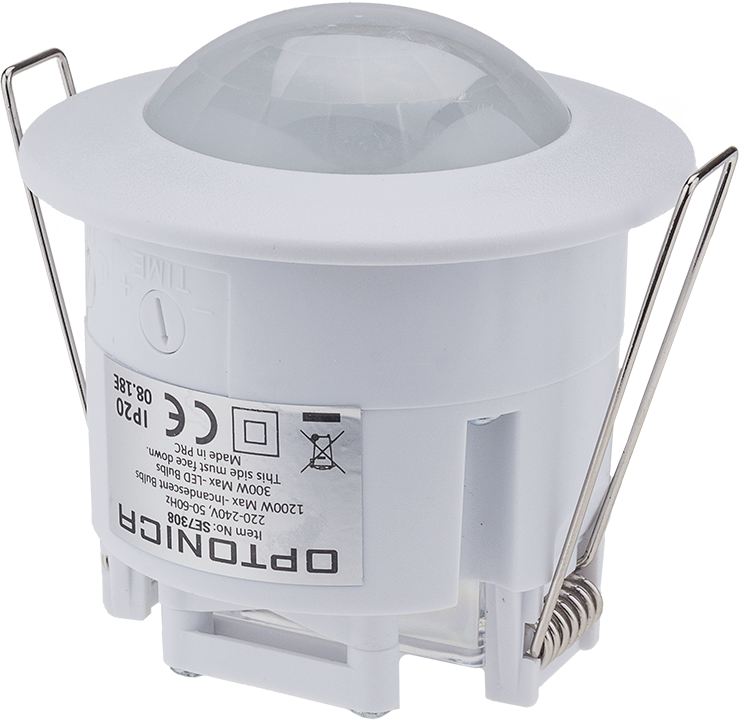 LED PIR Motion Sensor White - product view