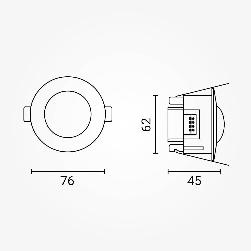 LED PIR Motion Sensor White - image 3
