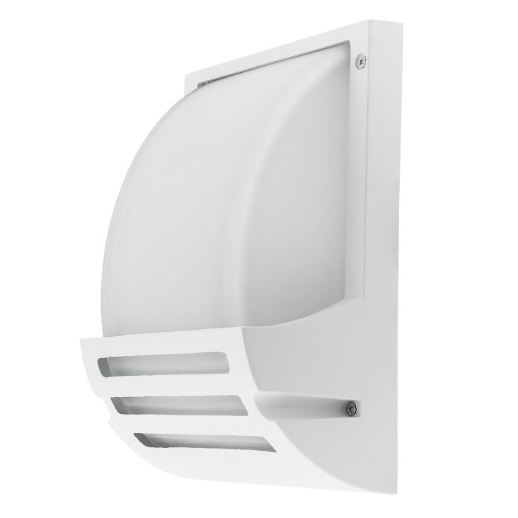 Wall Light Matt White Aluminium 1xE27