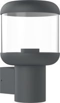 Applique murale en aluminium avec verre transparent, douille E27 IP54