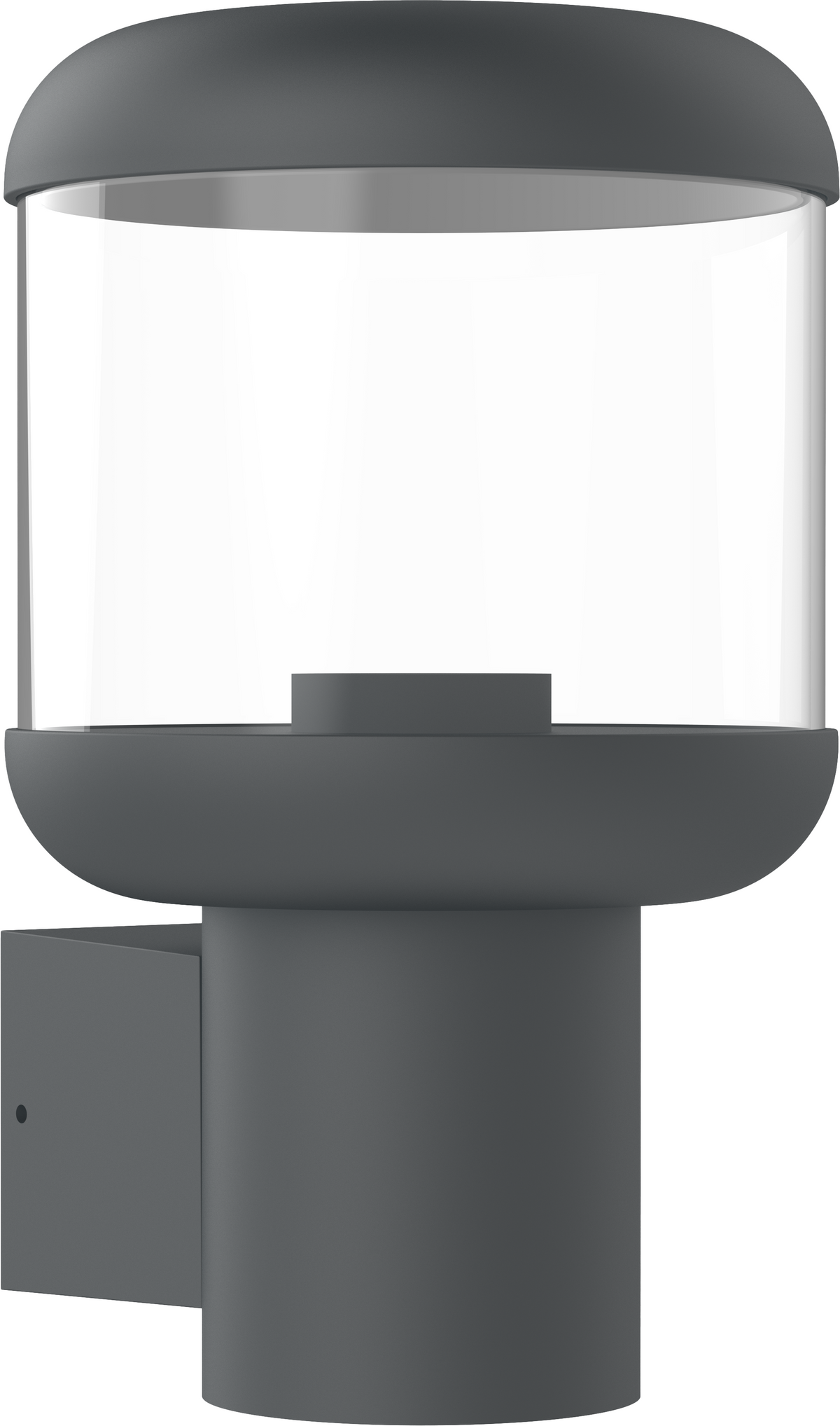 Applique murale en aluminium avec verre transparent, douille E27 IP54