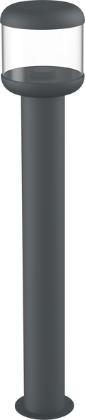 Aluminijska ulična svjetiljka, prozirni PC, E27 grla, IP54