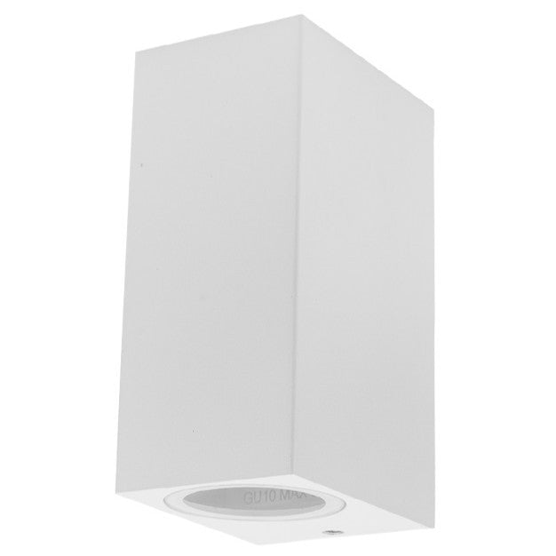 WALL LAMP ALUMINIUM WHITE BODY 2xGU10 SOCKET