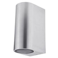 Wall Lamp Aluminium Polished Body 2xGU10