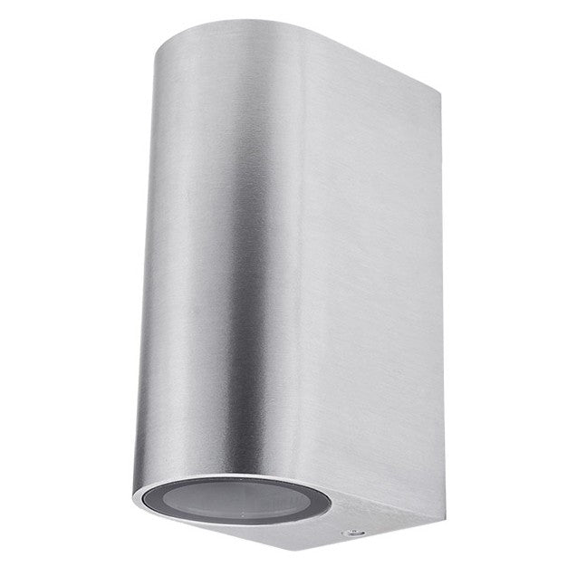 Wall Lamp Aluminium Polished Body 2xGU10