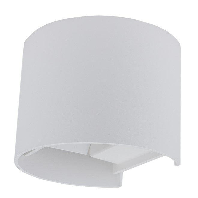 LED Wall Light White Body Round