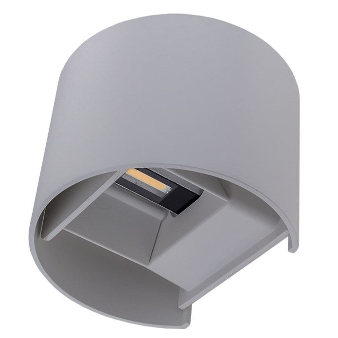 LED Wall Light Grey Body Round - image 5