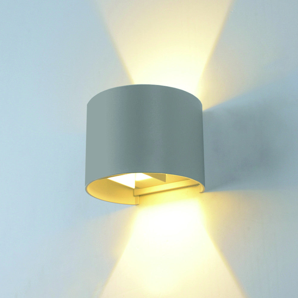 LED Wall Light Grey Body Round - image 4