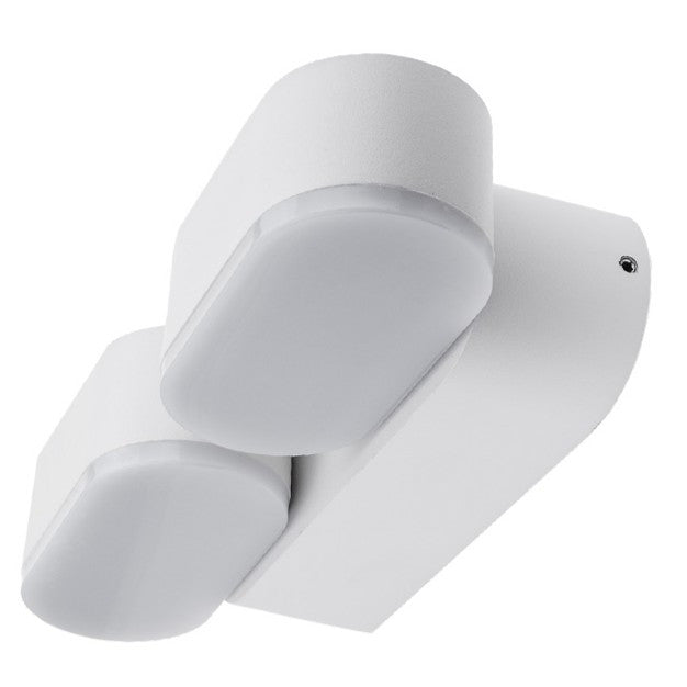 LED Wall Light Epistar 2x6W White Body Rotatable