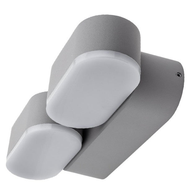 LED Wall Light Epistar 2x6W Grey Body Rotatable