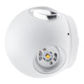 LED Wall Light Round 4 Diods White Body
