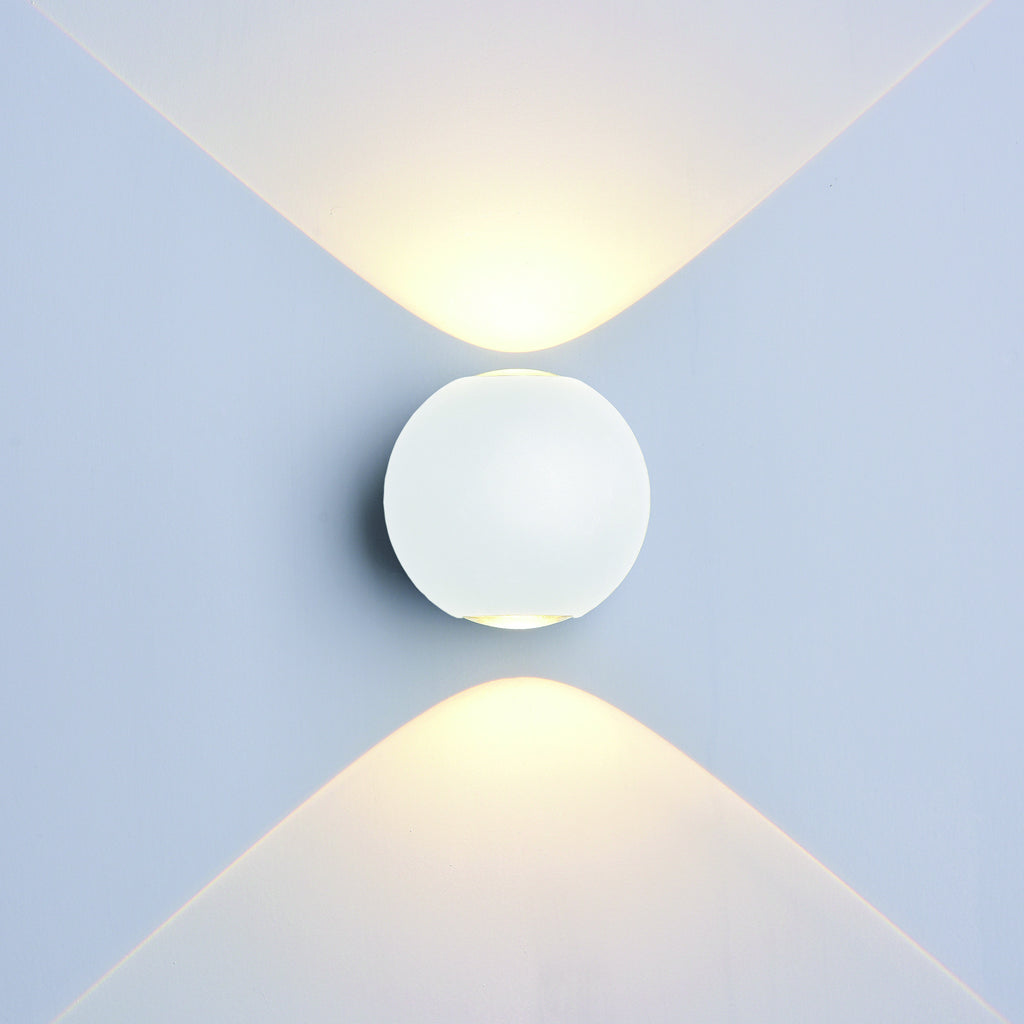 LED Wall Light Round White Body - image 4