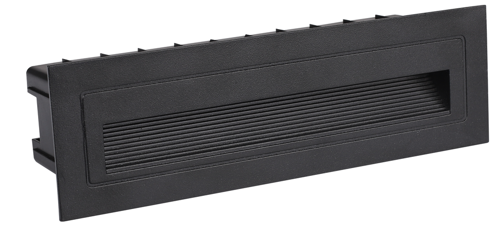 LED Step Light Rectangular Black
