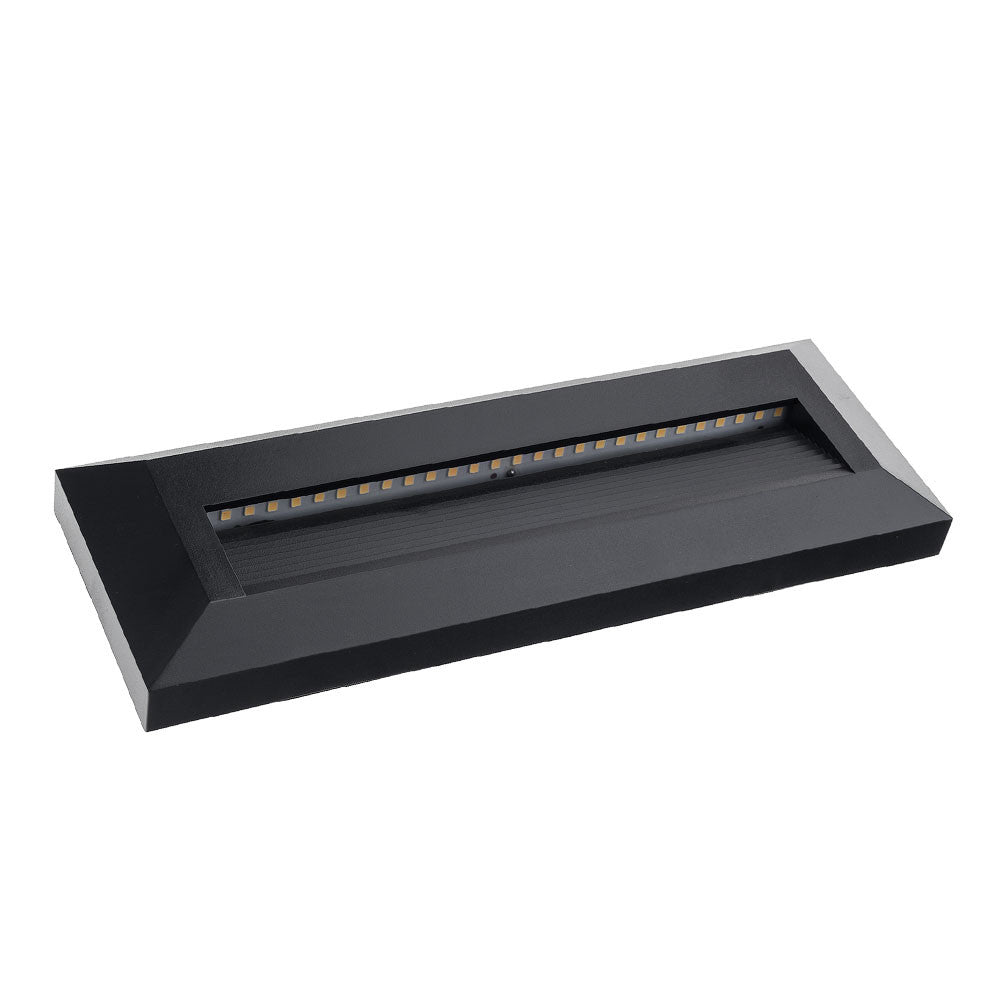 LED Step Light Rectangular Black