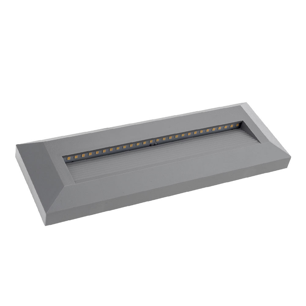 LED Step Light Rectangular Grey