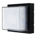 LED Wall Light Black Square Body