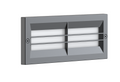 Wall Lamp Aluminium Clear PC E27 Socket IP54
