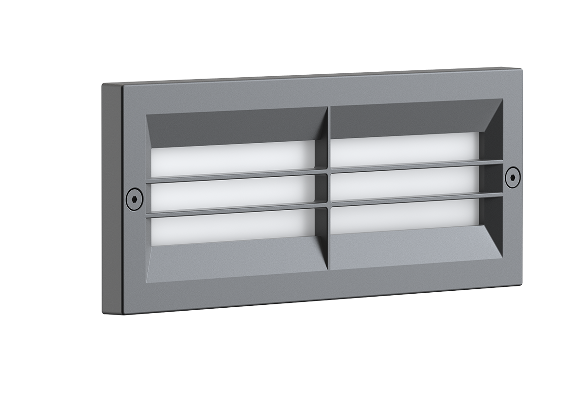 Wall Lamp Aluminium Clear PC E27 Socket IP54