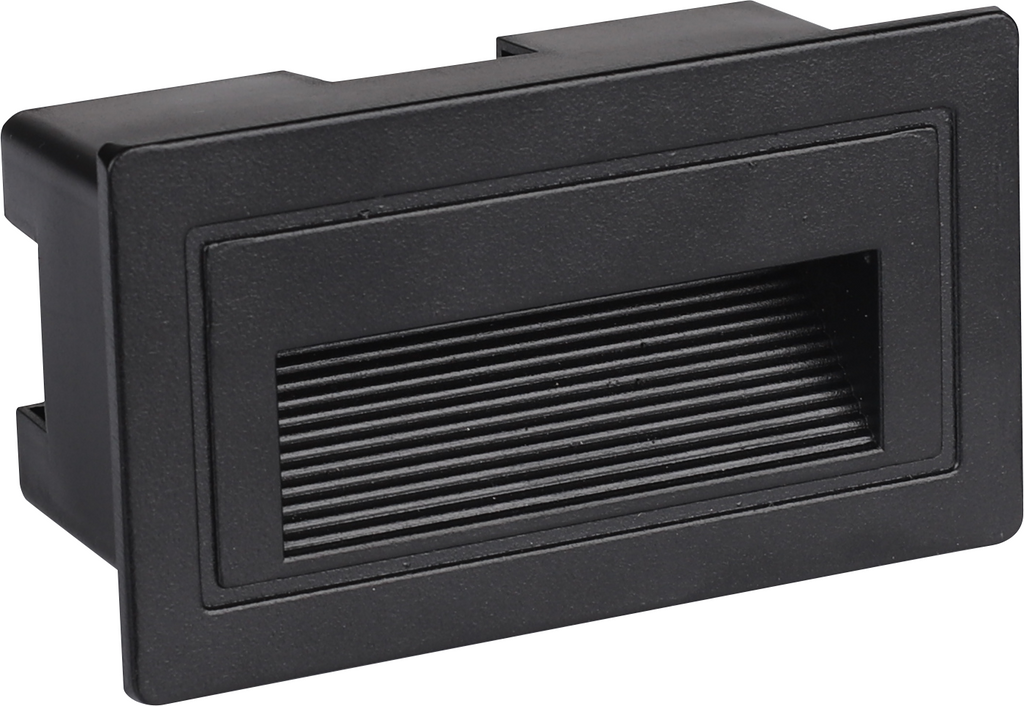LED Step Light SQUARE BLACK 3W IP65