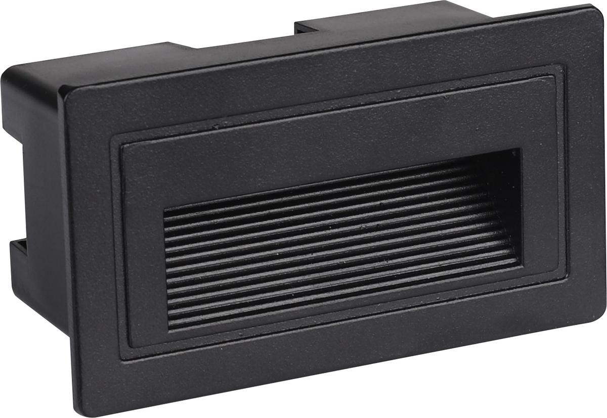 LED Step Light SQUARE BLACK 3W IP65