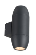 Wall Lamp Aluminium IP54 2xGU10 BLACK BODY