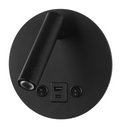 LED Cabinet Light 8W With ON/OFF-Switch + USB Black
