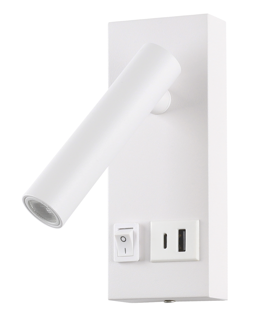 LED Cabinet Light 2W With ON/OFF-Switch + USB White