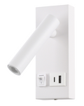 LED Cabinet Light 2W IP20 with ON/OFF - Switch + USB White 4200K