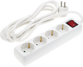 Power Strip 4 Sockets + ON/OFF button