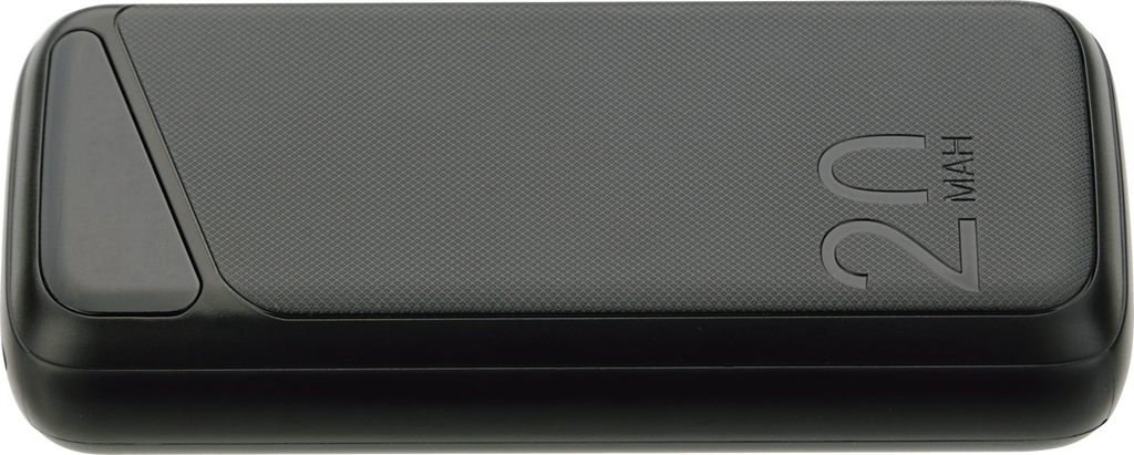 POWER BANK 20000mAh 3.7V BLACK MICRO/TYPE-C MAX-OUTPUT:DC22.5W