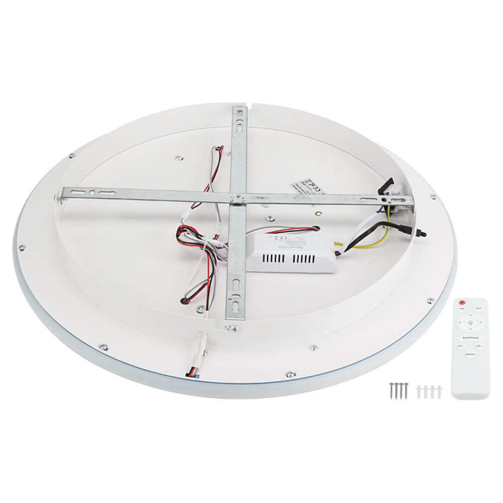 LED Ceiling Light 78W White/Black Body CCT + Remote Control - image 6