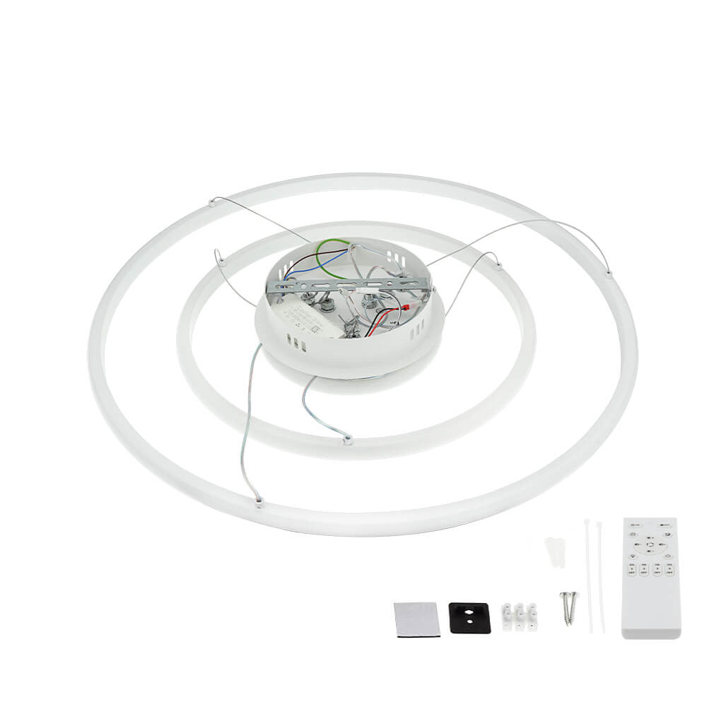 LED Pendant Lamp CCT 78W White Dimmable + Remote Control - image 6