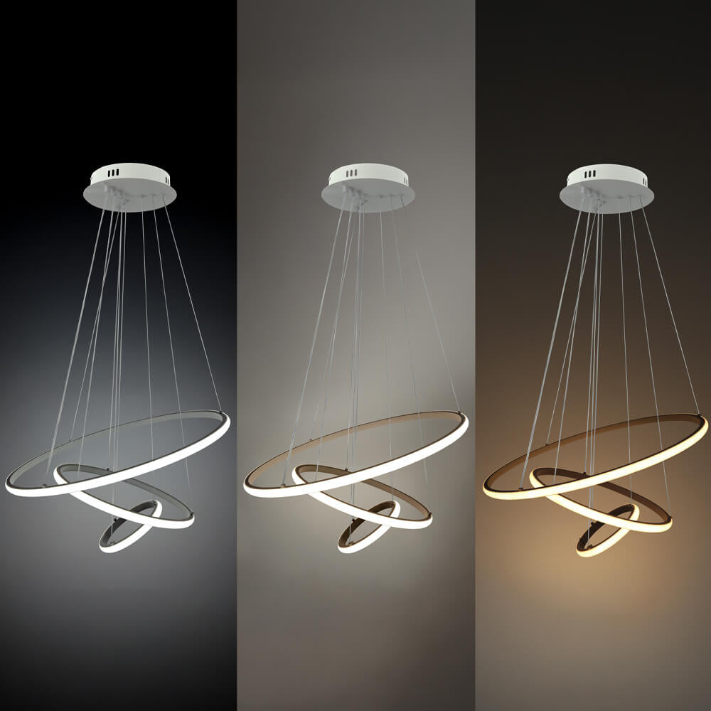LED Pendant Lamp CCT 78W White Dimmable + Remote Control - image 7