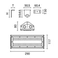 LED Linear High Bays 50W 4000K IP65 IK08 - image 3
