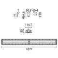 LED Linear High Bays 200W 4000K IP65 IK08 - image 3