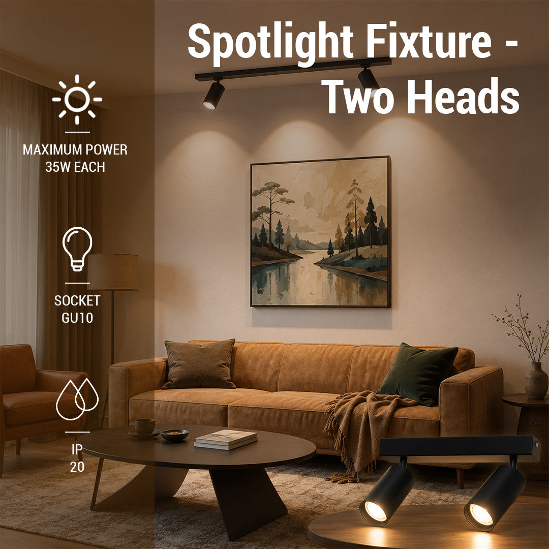 Spotlight Fixture - Two Heads - image 3