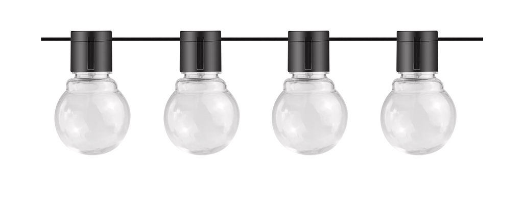 Outdoor Solar String Lights - Clear - G50 7M 20pcs