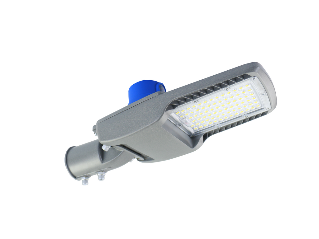 LED Street Light 50W Grey Body LUMILEDS-Chip IP65 75x130° - NEMA BASE - image 3