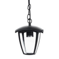 Stropna lampa mat crna 1xE27