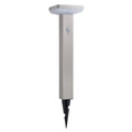 LED Solar Lawn Lamp+Spike SS-Brushed Aluminium 4.4W Sensor