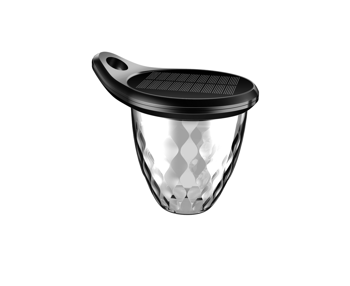Lampe de jardin solaire à LED – Deux installations