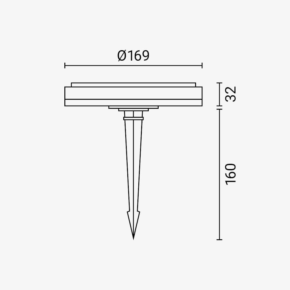 Solar Garden Light-CCT - product view