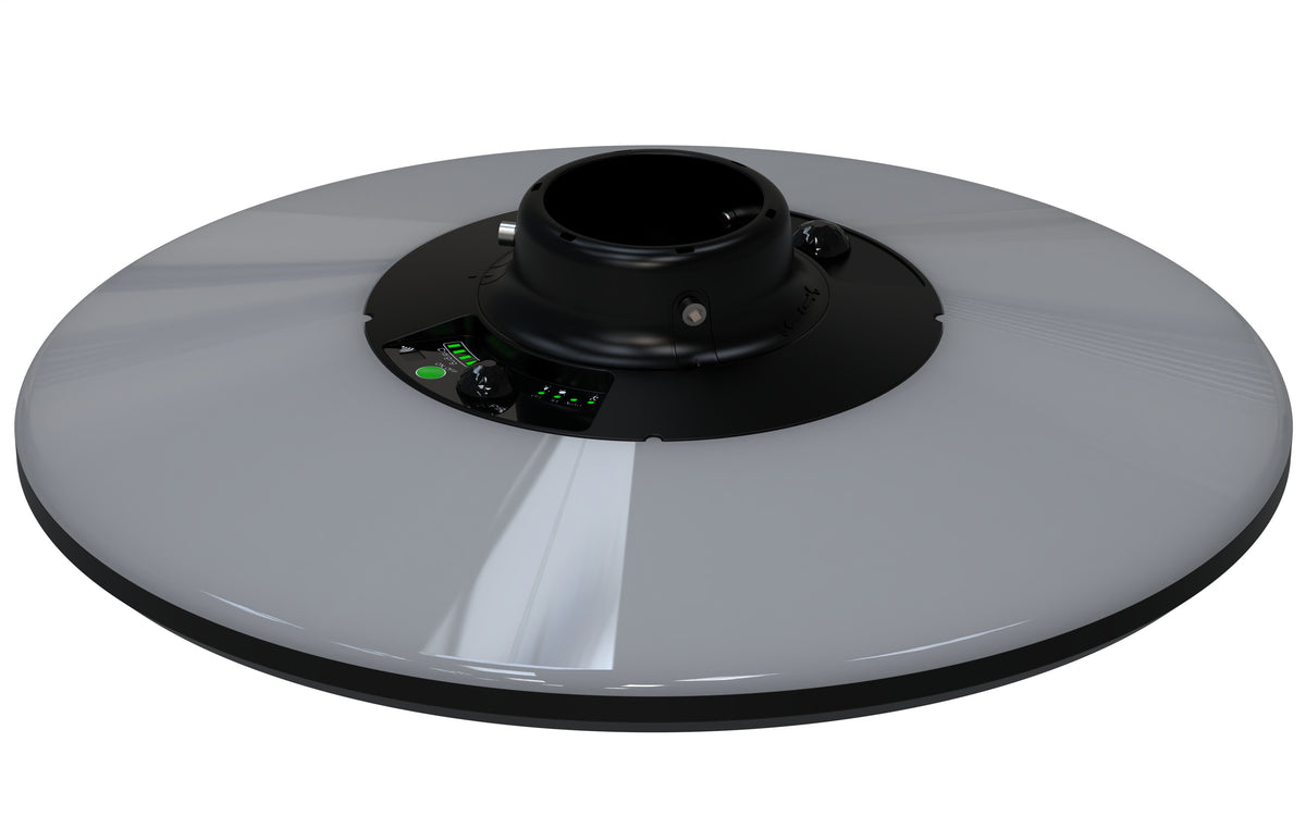 LED Solar Garden/Park Lamp CCT Black +2.5M Pole + Water Tank IP65 + Remote Control - image 5